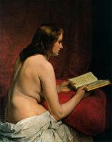 Francesco Hayez - Odalisque with Book